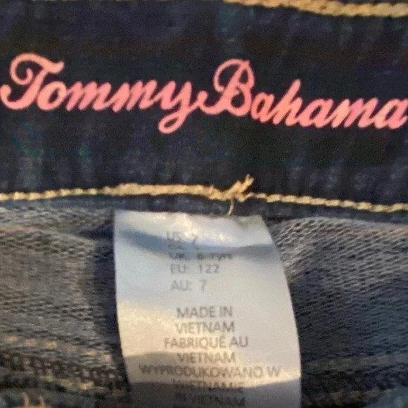 TOMMY BAHAMA GIRLS LEGGING JEANS DENIM PANTS FALL WINTER KIDS CASUAL GIRL SIZE 7 - Picture 2 of 6